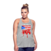 De La Sangre Women's Flowy Tank Top by Bella - heather gray