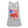 De La Sangre Women's Flowy Tank Top by Bella - heather gray