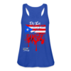 De La Sangre Women's Flowy Tank Top by Bella - royal blue