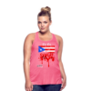 De La Sangre Women's Flowy Tank Top by Bella - neon pink