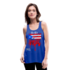 De La Sangre Women's Flowy Tank Top by Bella - royal blue