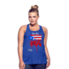 De La Sangre Women's Flowy Tank Top by Bella - royal blue